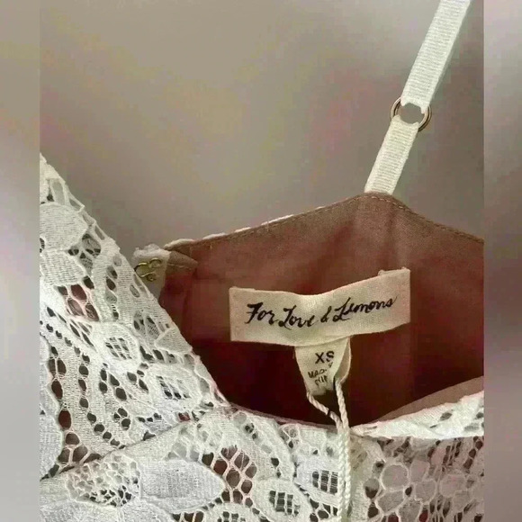 For love and lemons Botanic Midi dress Ivory fairycore romantic boho - Picture 4 of 6